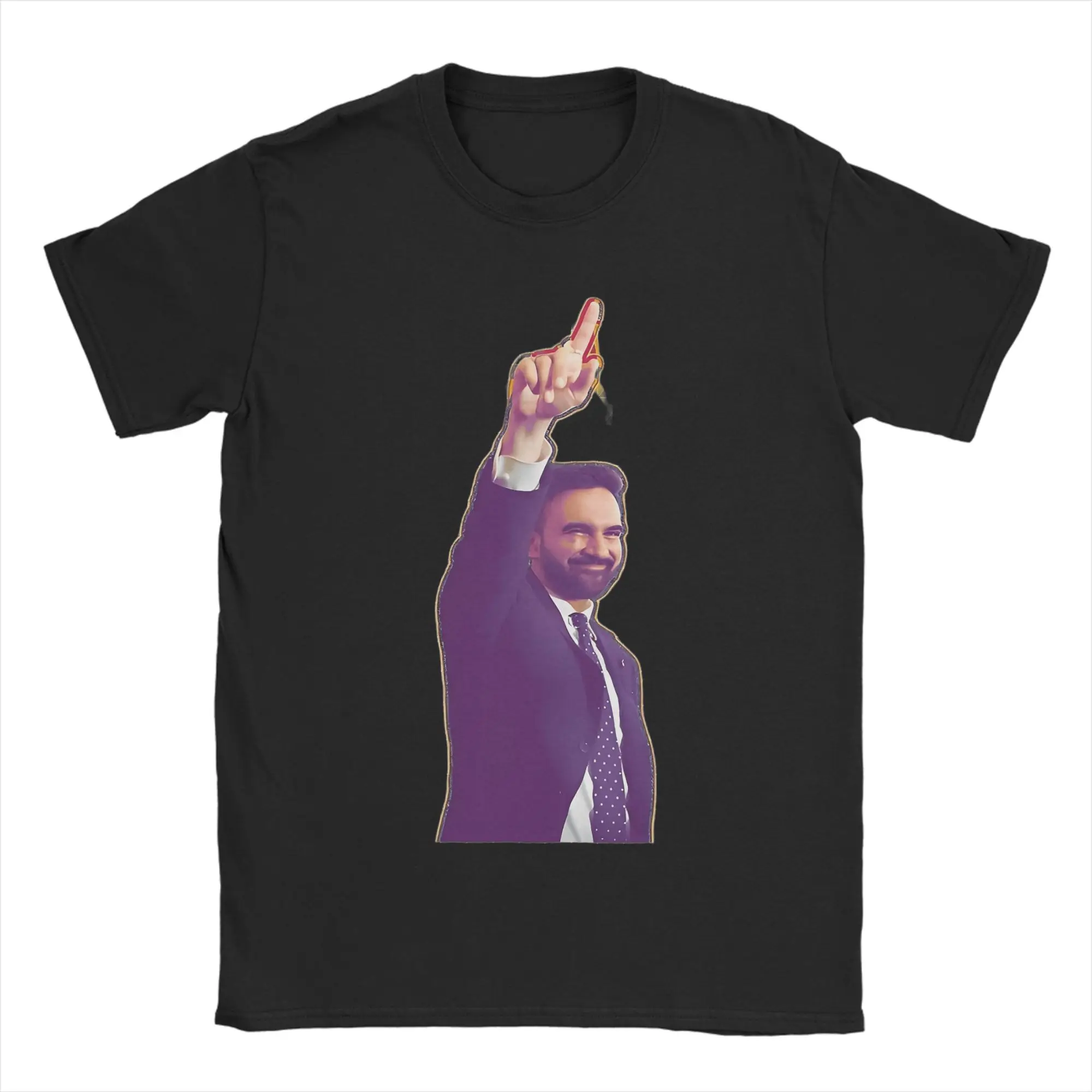 York Men'S Fashion - カジュアルゾーラン・マムダニニューヨーク市用 Tシャツ男性クルーネックコットン Tシャツ半袖 Tシャツギフト衣類
