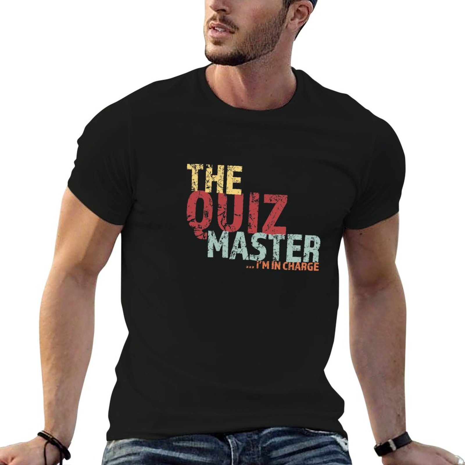 Men'S Fashion Quiz - クイズマスター パブクイズチーム Tシャツ カジュアル ファッション プリント