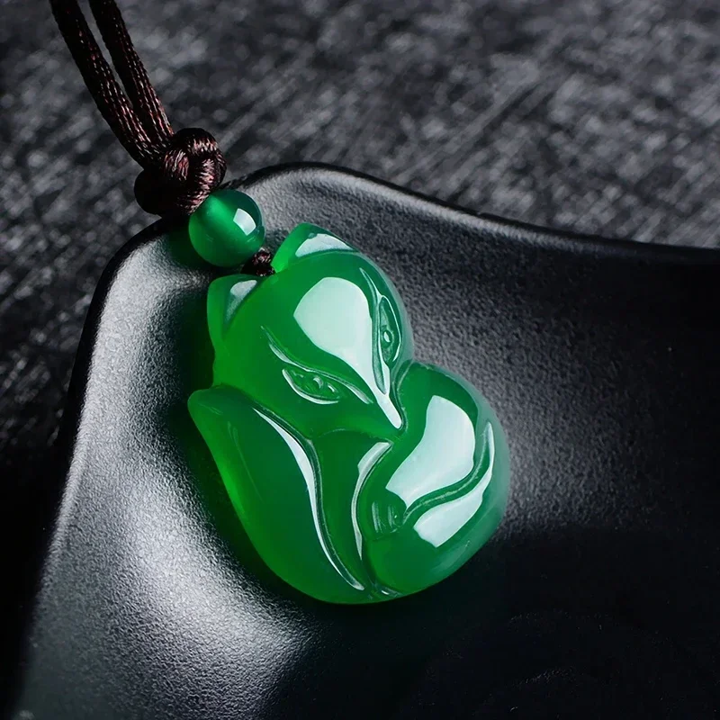 Men'S Fashion Jewelry - 翡翠ネックレス,男性と女性のための芸術的なジュエリー,天然緑と白の小石