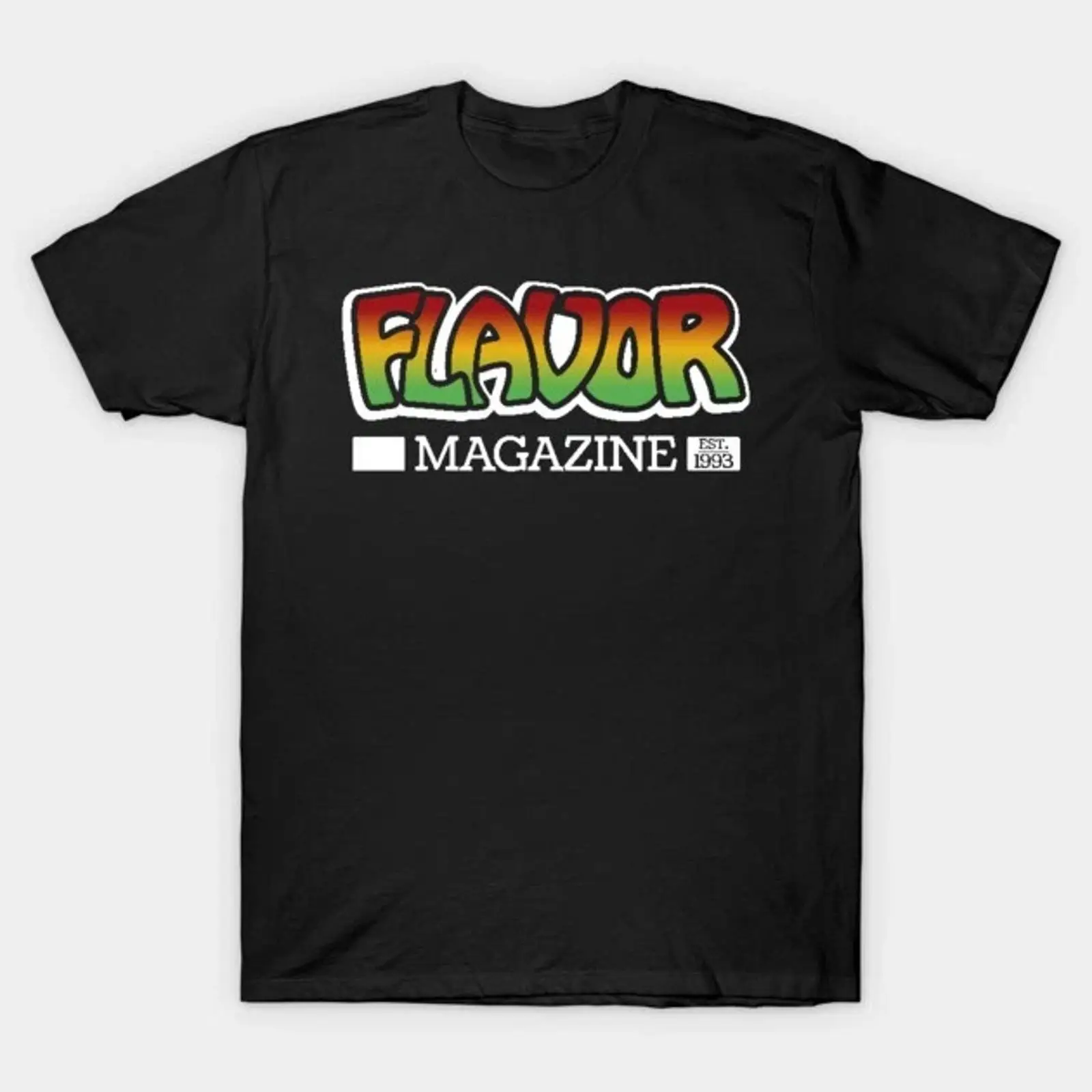 Mens Fashion Magazines - Flavor Magazine Tシャツ ヴィンテージウォッシュ ユニセックス ややファッション性あり