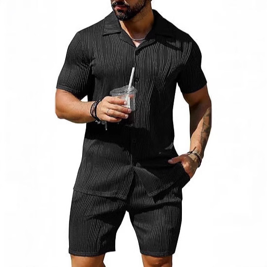 メンズ 2 ピース アウトフィット 半袖ボタンダウン シャツ - Mens Fashion Style のレビューと価格