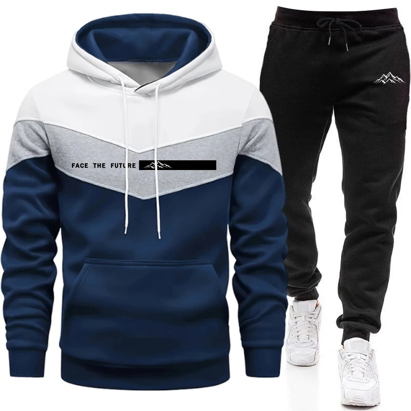 秋冬デイリーカジュアルスポーツジョギングスーツ男性用アウトド - Men'S Fashion Hoodies のレビューと価格