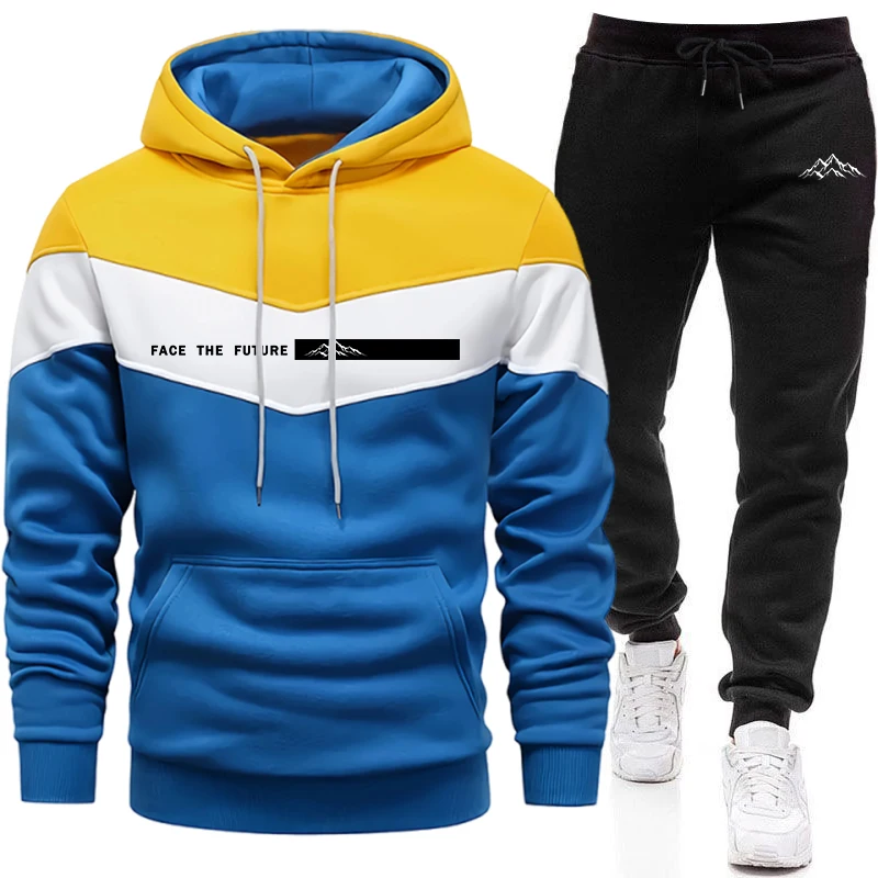 秋冬デイリーカジュアルスポーツジョギングスーツ男性用アウトド - Men'S Fashion Hoodies のレビューと価格
