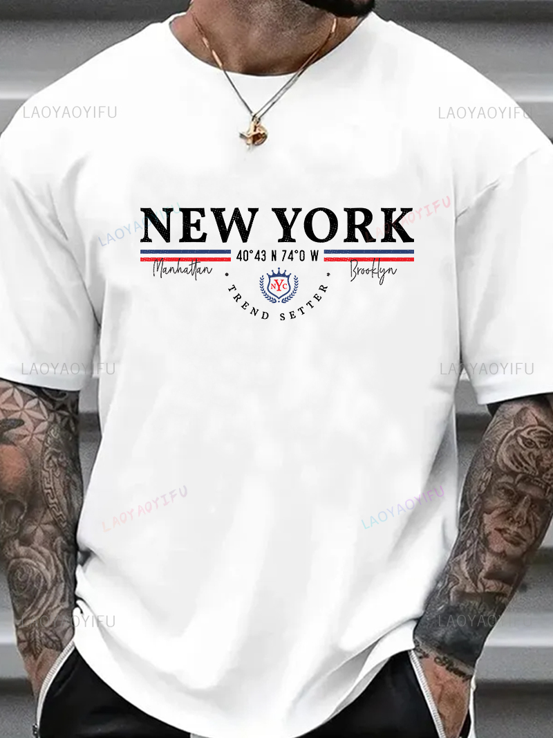 ニューヨーク レター グラフィック Tシャツ ユニセックス  - York Men'S Fashion のレビューと価格