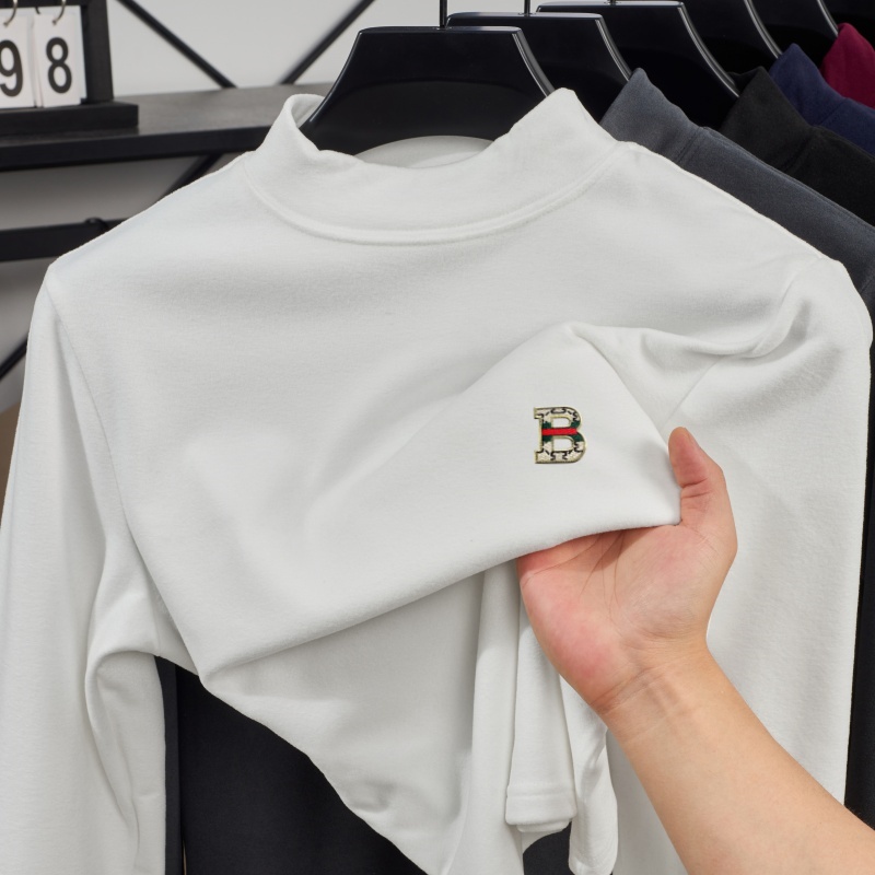 メンズ新作ファッショナブルなレタープリント入り春秋用ハーフハ - Men'S Fashion Hoodies のレビューと価格