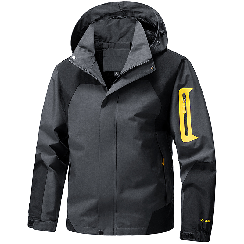 ソフトシェル アウトドアジャケット メンズ ジップアップ フ - Windbreaker Men Zip のレビューと価格