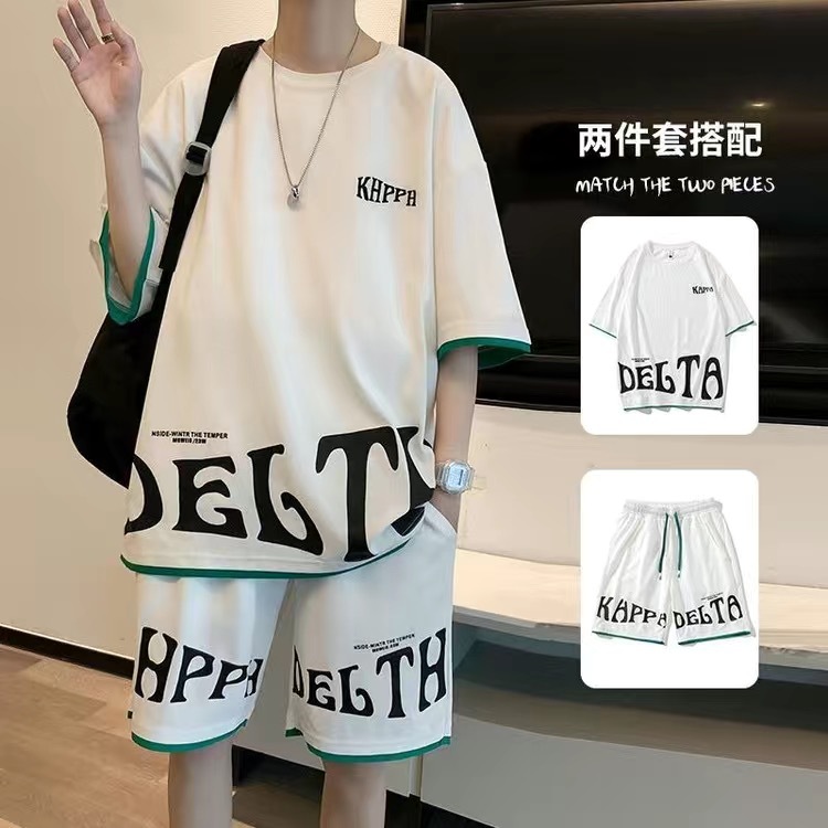 メンズカジュアル 2 ピース スポーツウェア セット ストリ - Mens Fashion Clothes のレビューと価格