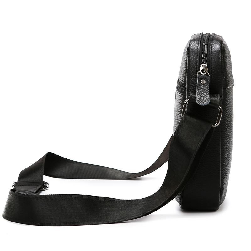 メンズビジネスレザーショルダーバッグトレンド大容量クロスボデ - Fashion Harness Men のレビューと価格