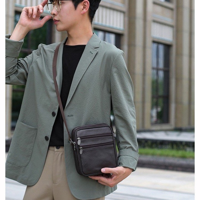 メンズショルダーメッセンジャーバッグカジュアルハンドバッグ本 - Fashion Harness Men のレビューと価格