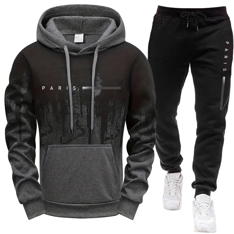 メンズセット/フーディー/パンツ パリ新作 カジュアルフード - Men'S Fashion Hoodies のレビューと価格