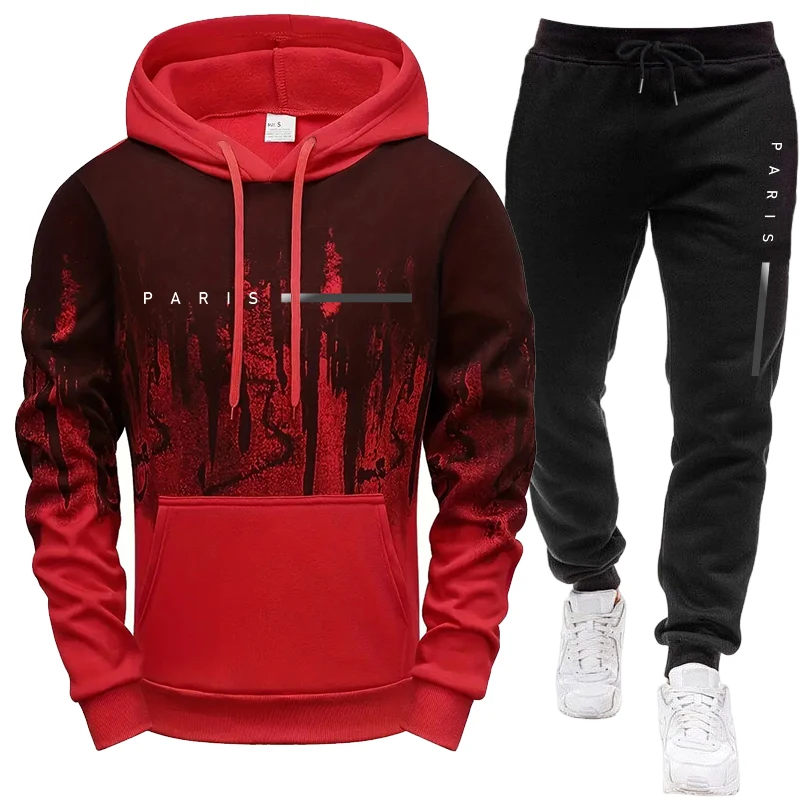 メンズセット/フーディー/パンツ パリ新作 カジュアルフード - Men'S Fashion Hoodies のレビューと価格