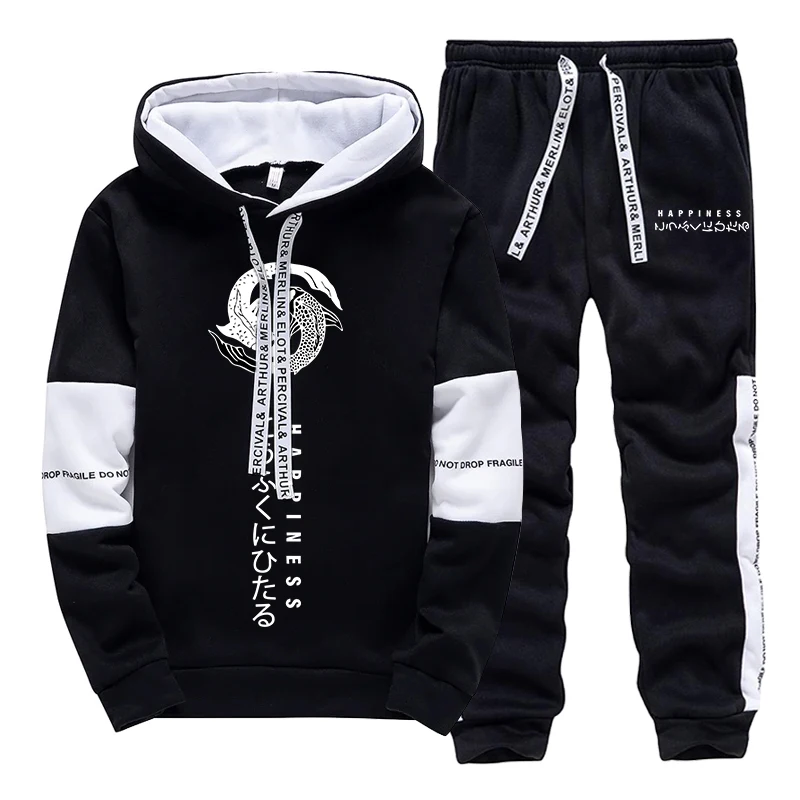 メンズファッション トラックスーツ プリント カジュアル フ - Men'S Fashion Hoodies のレビューと価格