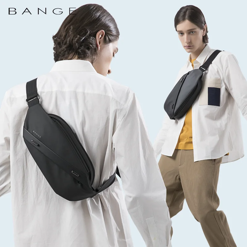 BANGE クロスボディバッグ男性大容量防水多機能ショルダー - Fashion Harness Men のレビューと価格