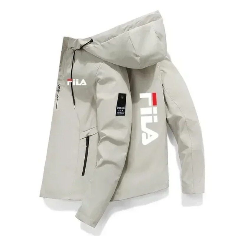 メンズ 春秋 プリント ジップアップ ウィンドブレーカー 防 - Windbreaker Men Zip のレビューと価格