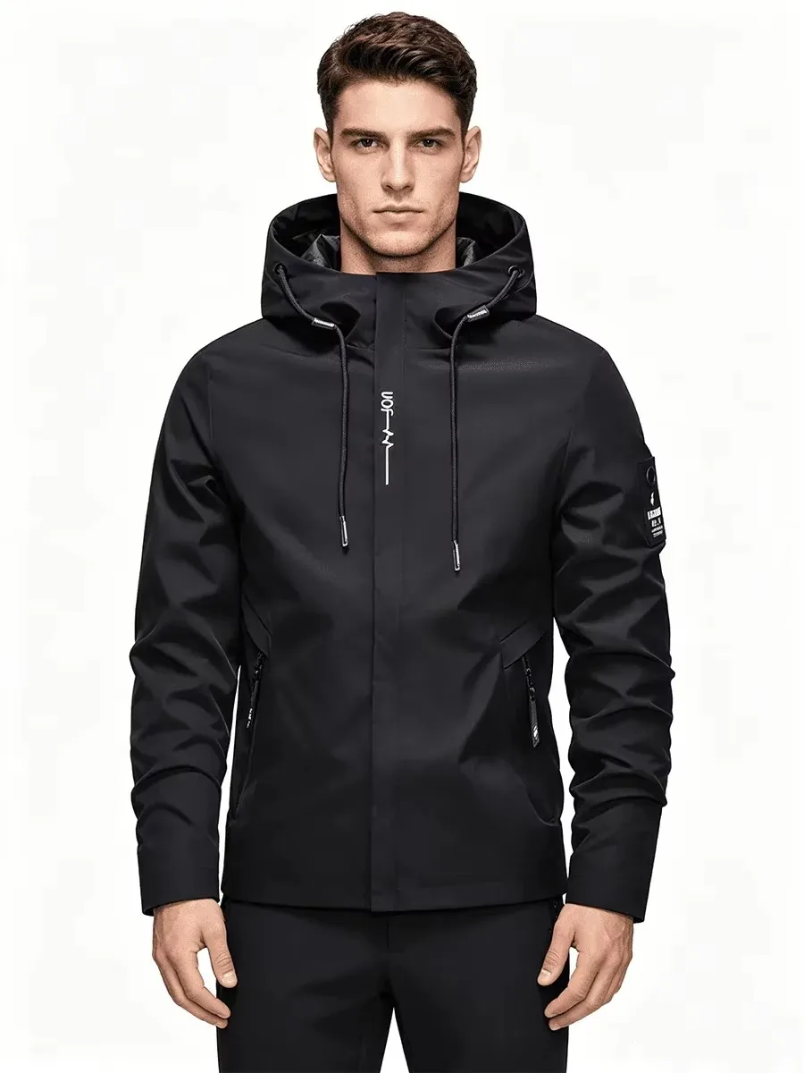 アストンマーティン メンズ フード付きウィンドブレーカー、ア - Windbreaker Men Zip のレビューと価格