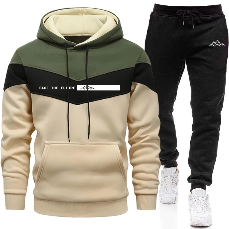 メンズトラックスーツ ファッション カジュアル フード付きス - Men'S Fashion Hoodies のレビューと価格