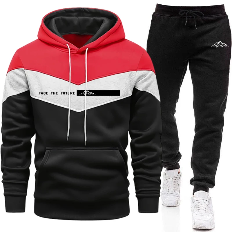 メンズトラックスーツ ファッション カジュアル フード付きス - Men'S Fashion Hoodies のレビューと価格