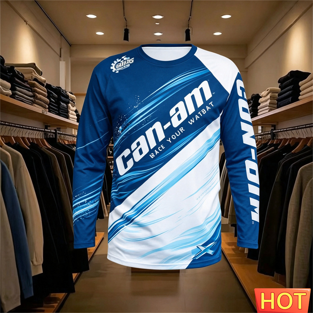 バイクレース用長袖ラウンドネックTシャツ、男女兼用、ファッシ - Mens Fashion Clothes のレビューと価格