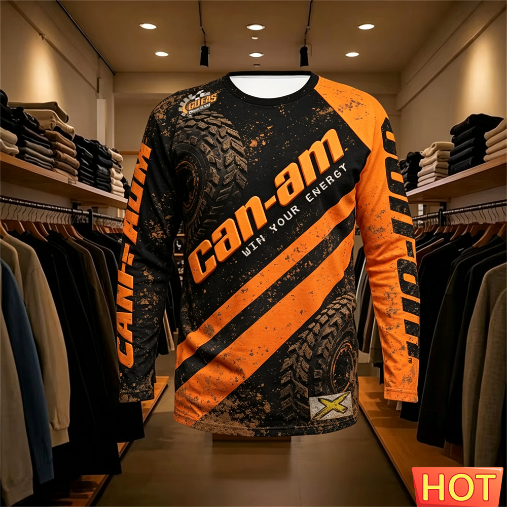 バイクレース用長袖ラウンドネックTシャツ、男女兼用、ファッシ - Mens Fashion Clothes のレビューと価格