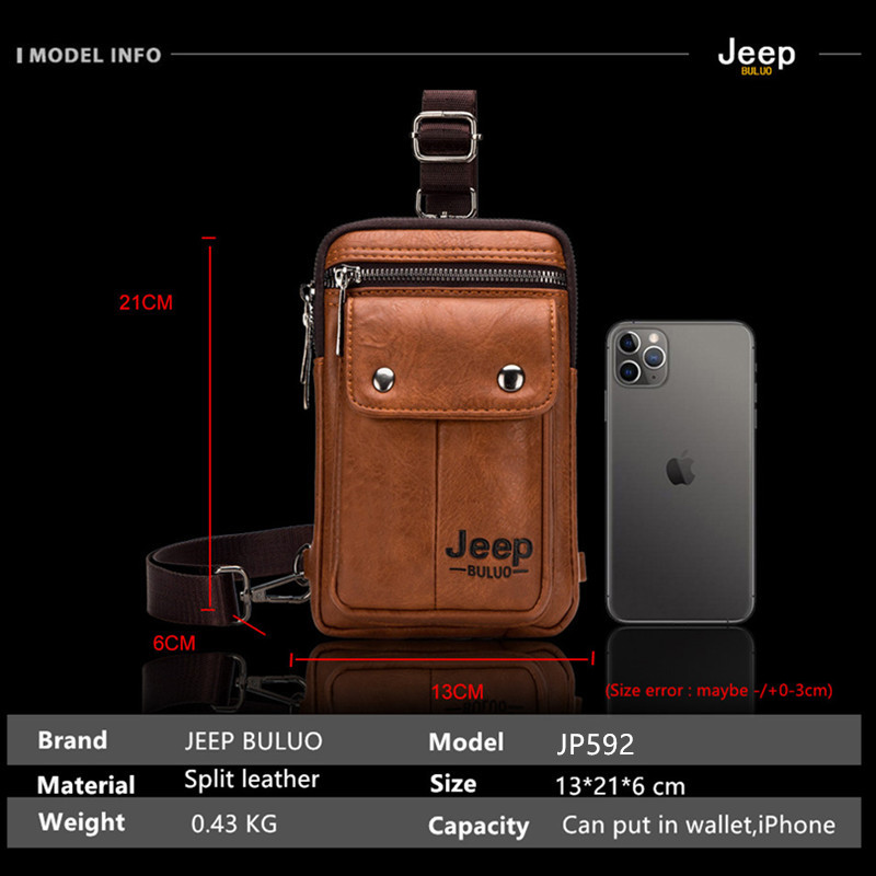 ジープ BULUO 小型多機能スリングクロスボディバッグブラ - Fashion Harness Men のレビューと価格