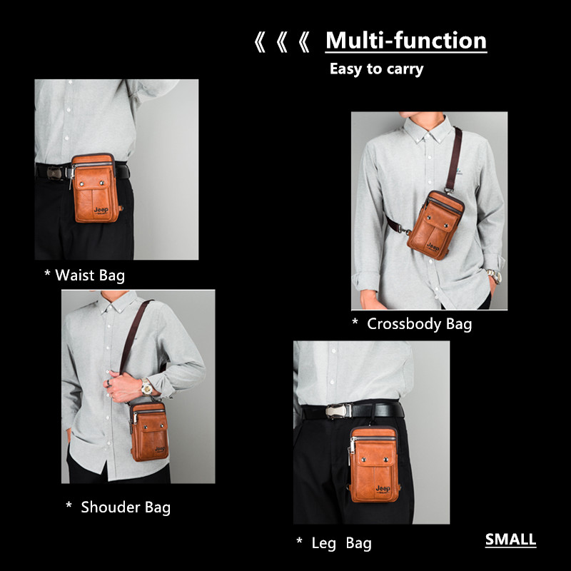 ジープ BULUO 小型多機能スリングクロスボディバッグブラ - Fashion Harness Men のレビューと価格