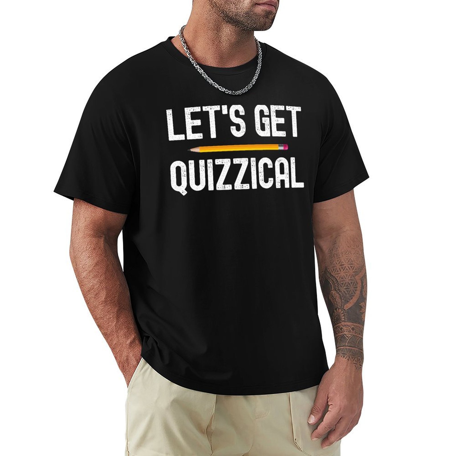 レッツゲットクイジカル パブクイズ クイズナイト Tシャツ  - Men'S Fashion Quiz のレビューと価格