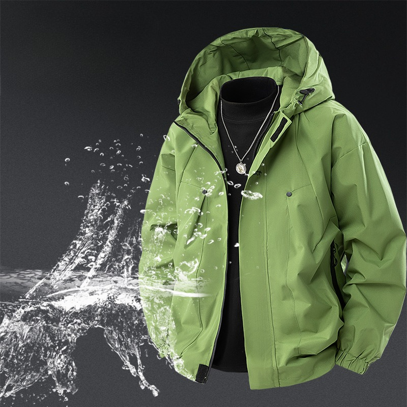 ユニセックス防水タクティカルジャケット ウインドブレーカー  - Windbreaker Men Zip のレビューと価格