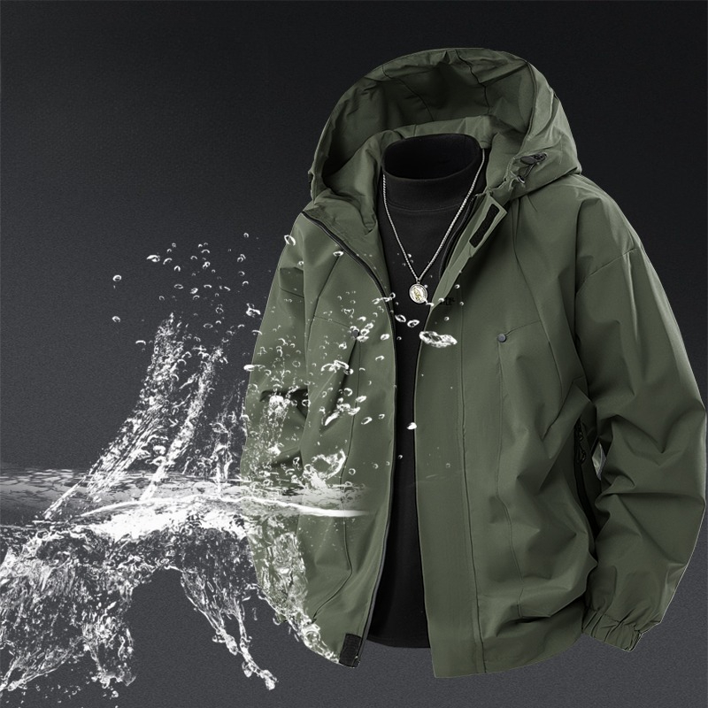 ユニセックス防水タクティカルジャケット ウインドブレーカー  - Windbreaker Men Zip のレビューと価格